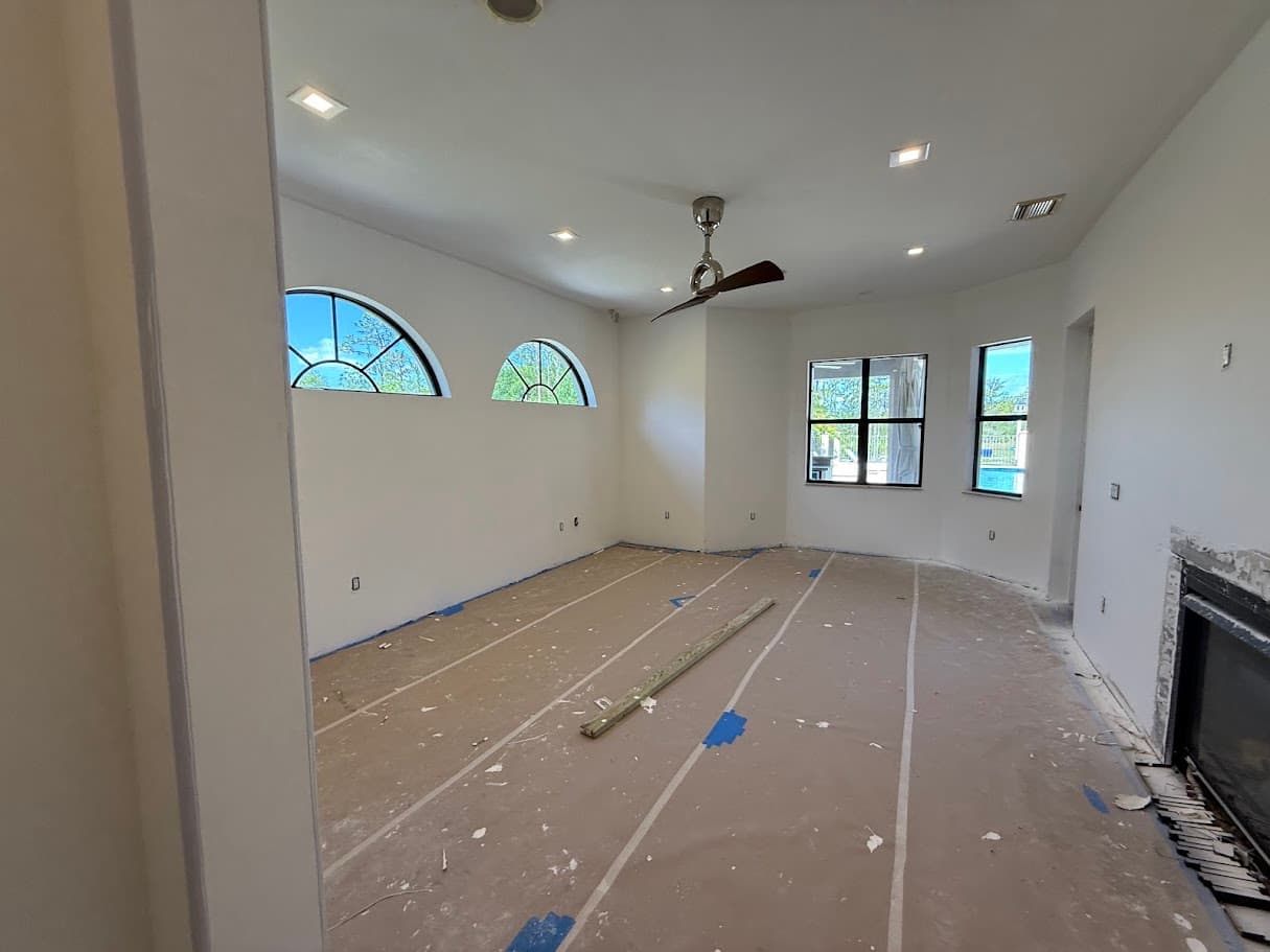 Beautiful finished living room